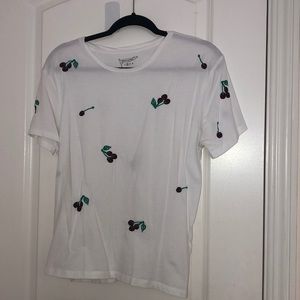 Anthropologie cherry top